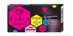 Carin normal tampony 16ks