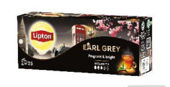 Lipton 25bags Earl grey frafrant a bright