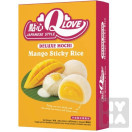 Qlove mochi 180g Deluxe Mango Sticky rice