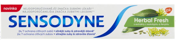 detail Sensodyne 75ml Herbal fresh