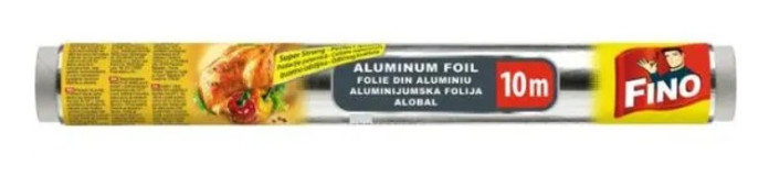detail Fino aluminum folie 10m/ giay bac