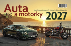 Velký kalendář 2027 Auta a motorky 10ks