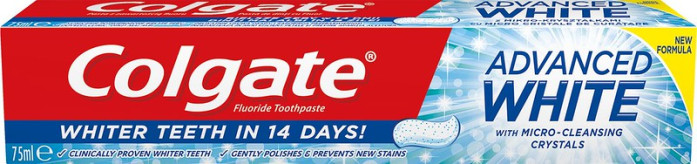 detail colgate pasta 75ml advanced white
