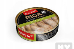 Sokra Sproty uzené Riga 120g v olivovém oleji