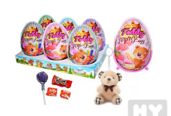 Plastové vejce XXXL Teddy/6ks