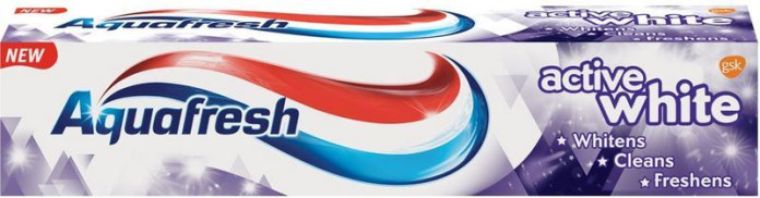 detail Aquafresh z.pasta 125ml active white