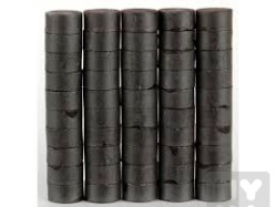 Fandy magnety 10mm 50ks černé