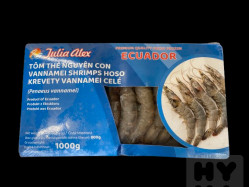 Tôm the nguyen con 1kg 20/30 krevety vannamei cele