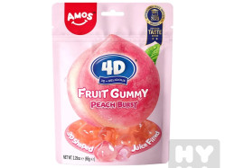 Amos gummy 4D 65g Peach