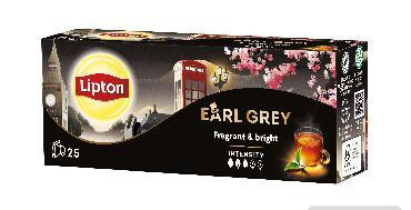 detail Lipton 25bags Earl grey frafrant a bright