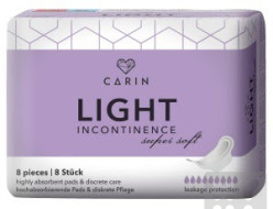 Carin light incontinence 8ks