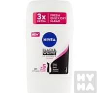 Nivea stick 50ml W Black a white clear