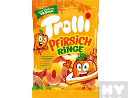 detail Trolli 200g Broskvové kroužky