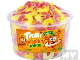 detail Trolli Pfirsich ringe 150ks 8g