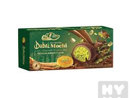 detail Qlove pistachio Kunafa Dubai 45g Mochi