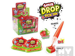 detail Sour Drop & Pen Jam 55g Str+apple