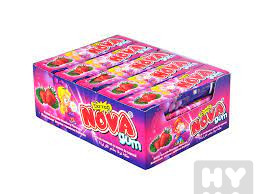 detail Nova bubble gum 18g Jahoda/20ks