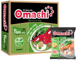 Omachi nudle 80g krevety/30ks tom chua cay
