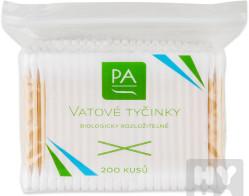 PA vatové tyčinky 200ks biologicky rozložitelné