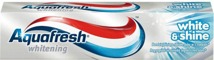 detail Aquafresh 100ml whitening white shine
