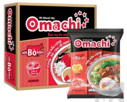 Omachi nudle 80g hovězí/30ks xot bo ham