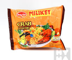 Miliket instantní nudle 65g Krabí