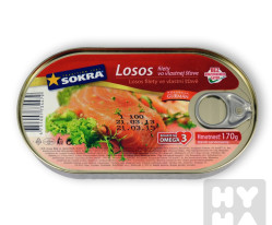 Sokra Filet losos 170g vlas.stave