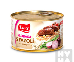 Viva 400g Klobása s Bílou Fazolí