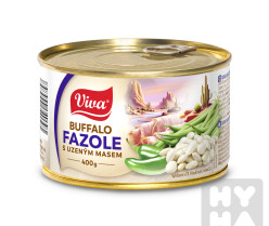Viva 400g buffalo fazole s uzeným masem