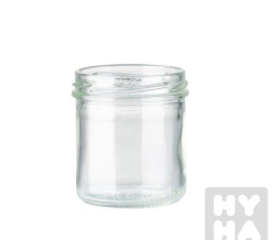 Skleněný zavařeninový pohár 200ml s víčkem