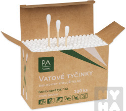 PA vatové tyčinky 200ks bambusová tyčinka