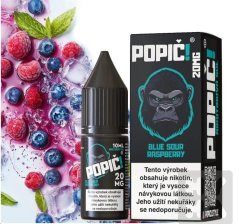 detail E-liquid popič! 10ml blue sour raspberry