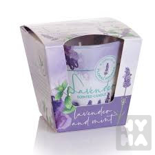 detail Bartek svíčky ve skle 115g lavender,mint