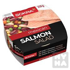 Sokra salat s lososem 220g Mexicky