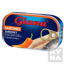 Giana sardinky 125g ve slun. s chilli