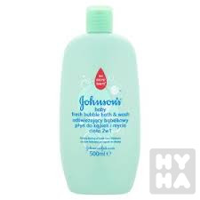 Johnsons 500ml fresh bubble bath a wash