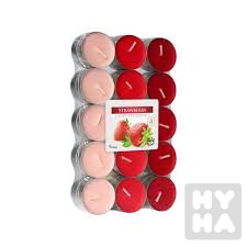 Bispol tea lights 30ks Jahoda