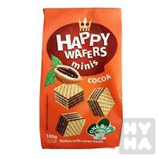 Happy wafers minis 100g cocoa