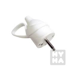 detail Solight Zástrčka příma s uchytem IP20 bílá