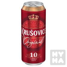 Krušovice 0,5L plech original