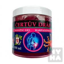 detail Čertův dráp 500ml masážní gel harpagophyt