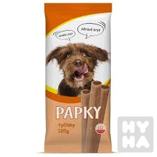 detail Akinu PAPKY tyčinky 120g srst a kůži