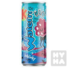 Kubík water gaz 0,33L plech Malina