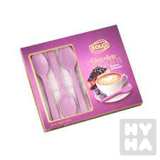 detail Bolci chocolate spooons 54g Blueberry cheesecake