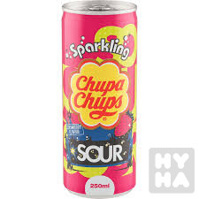 Chupa chups 250ml sour strawberry