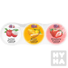 Rico fruit Pudding with nata de coco 3x65g