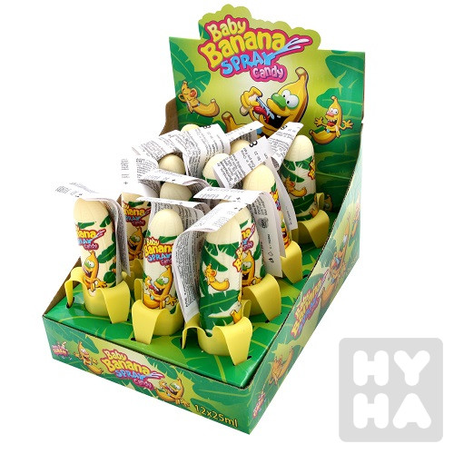Baby banana spray candy 25ml/12ks HYHA