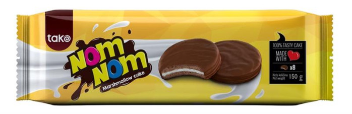 detail NomNom 150g marshmallow cake