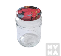 Skleněný zavařeninový pohár 720ml s víčkem