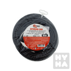 QTEC prodlužovací kabel 10m black